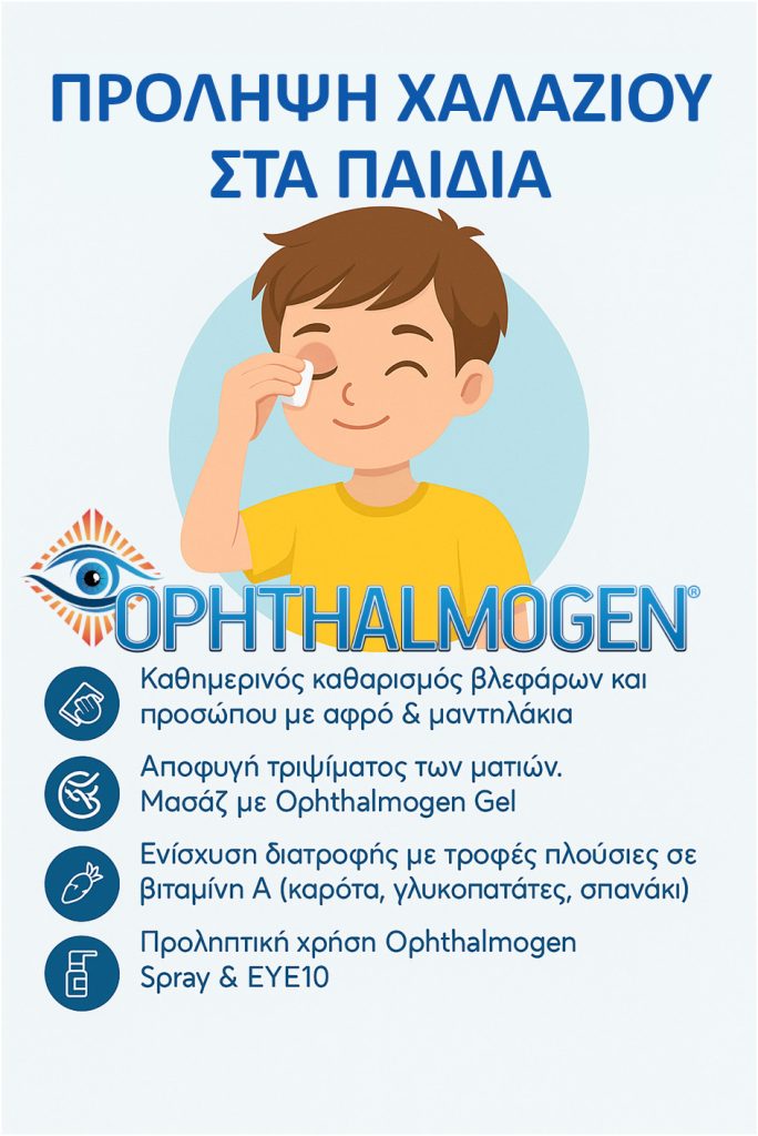 ΠΡΟΛΗΨΗ ΧΑΛΑΖΙΟΥ ΣΤΑ ΠΑΙΔΙΑ